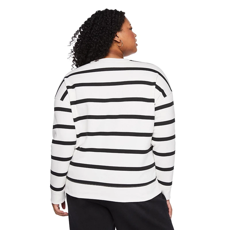 Haut à encolure ras du cou George Plus pour femmes Tailles 1X-4X