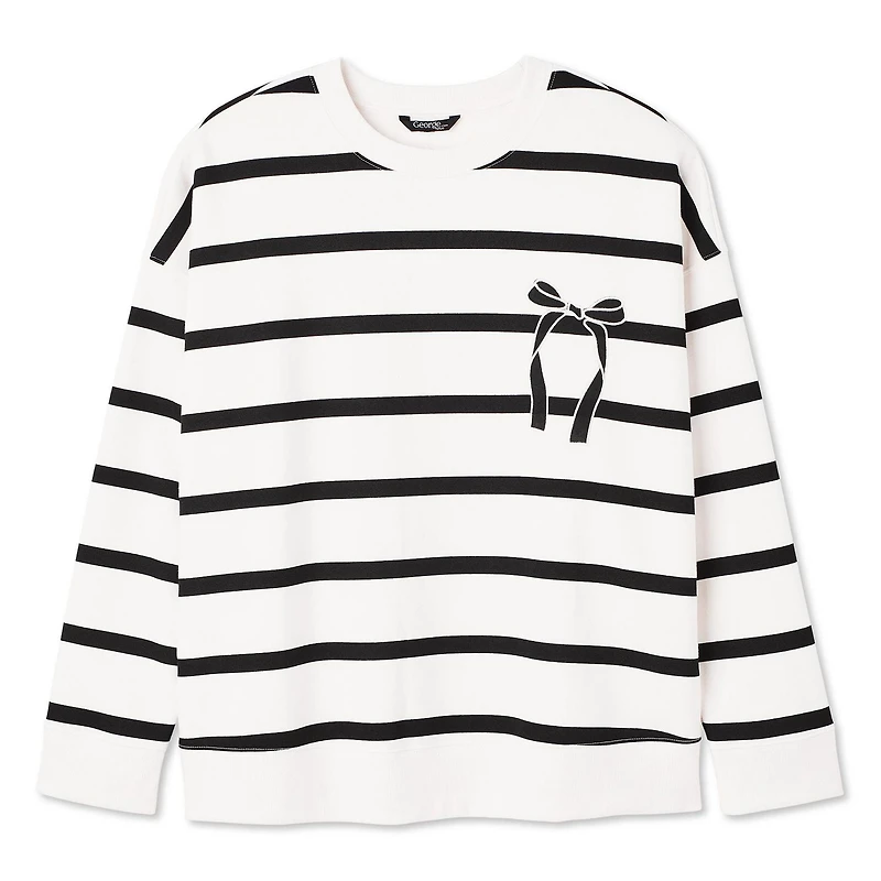 Haut à encolure ras du cou George Plus pour femmes Tailles 1X-4X