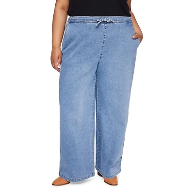 Pantalon à jambe large George Plus pour femmes Tailles 1X-4X