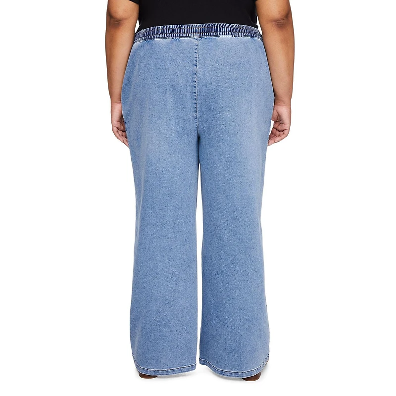 Pantalon à jambe large George Plus pour femmes Tailles 1X-4X