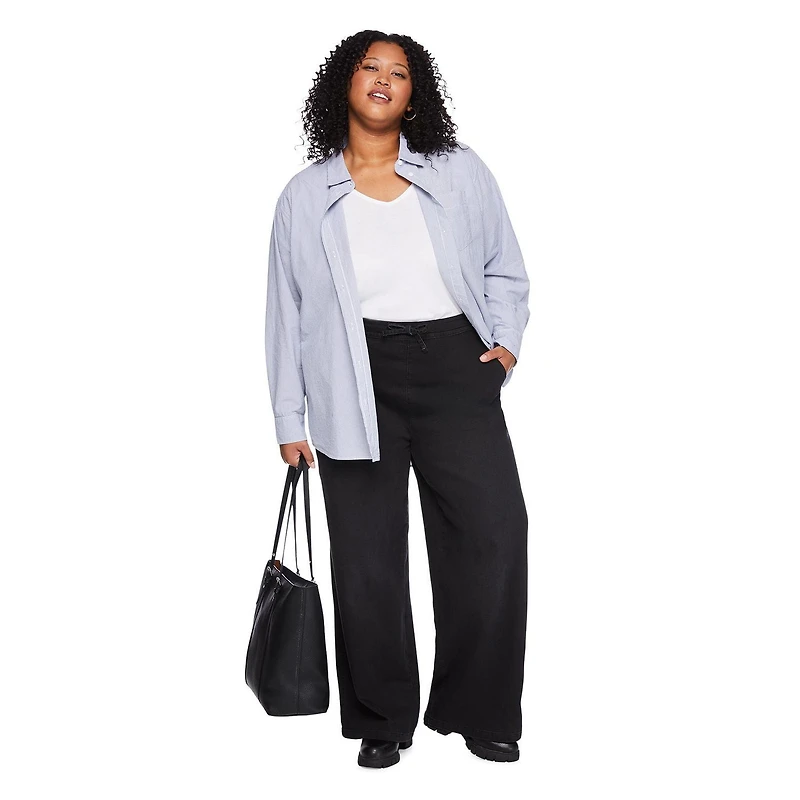 George Women's Plus Wide Leg Pant, Sizes 1X-4X