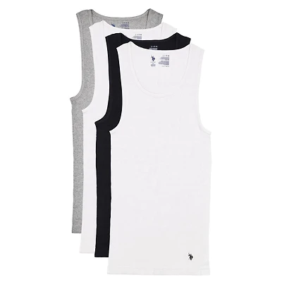 U.S. POLO ASSN. 4 Pack Classic Tanks