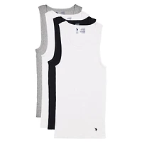 U.S. POLO ASSN. 4 Pack Classic Tanks
