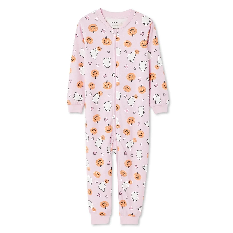 Grenouillère d'Halloween George pour petites filles Tailles 2T-5T