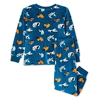 George Toddler Boys' Velour Pajama 2-Piece Set, Sizes 2T-5T