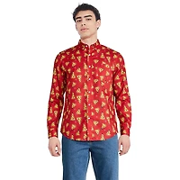 Chemise boutonnée des fêtes George pour hommes
