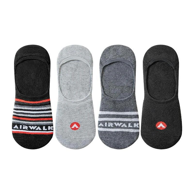 Airwalk 4 paires Invisible - Homme Taille de chaussure 7-11