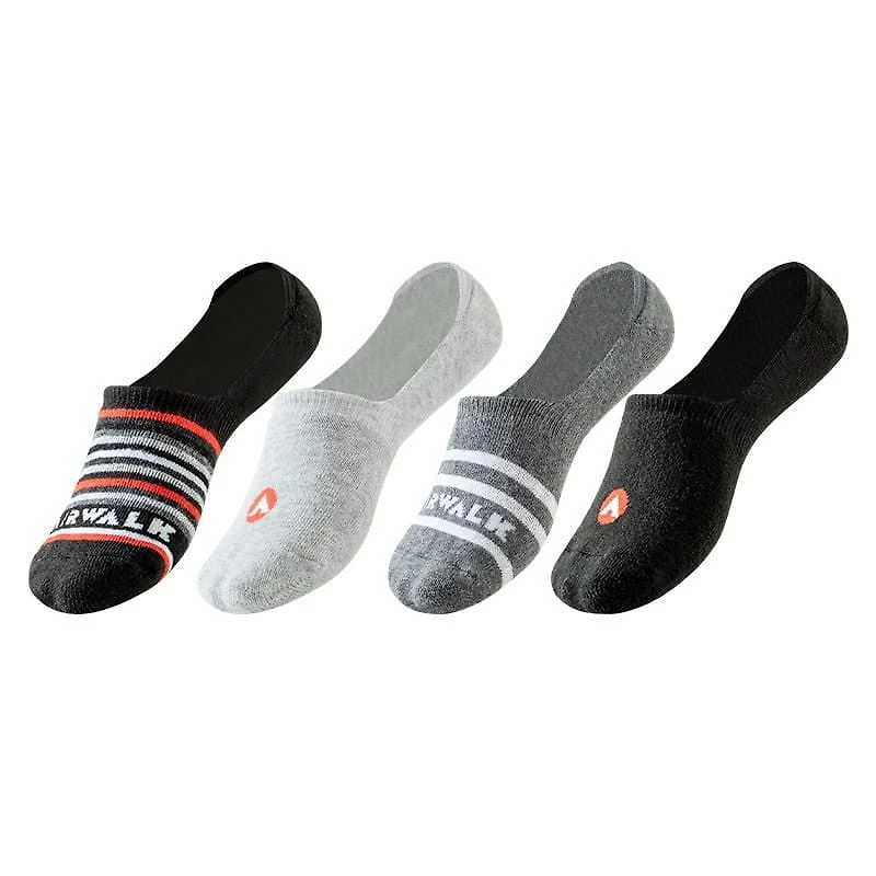 Airwalk 4 paires Invisible - Homme Taille de chaussure 7-11