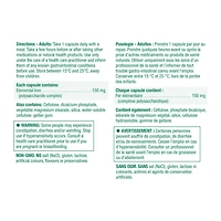 Jamieson capsules fer formule douce, 150 mg, ultra fort, 30 capsules