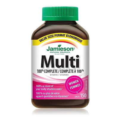 Jamieson Multivitamine complète à 100 % pour femmes format èconomique