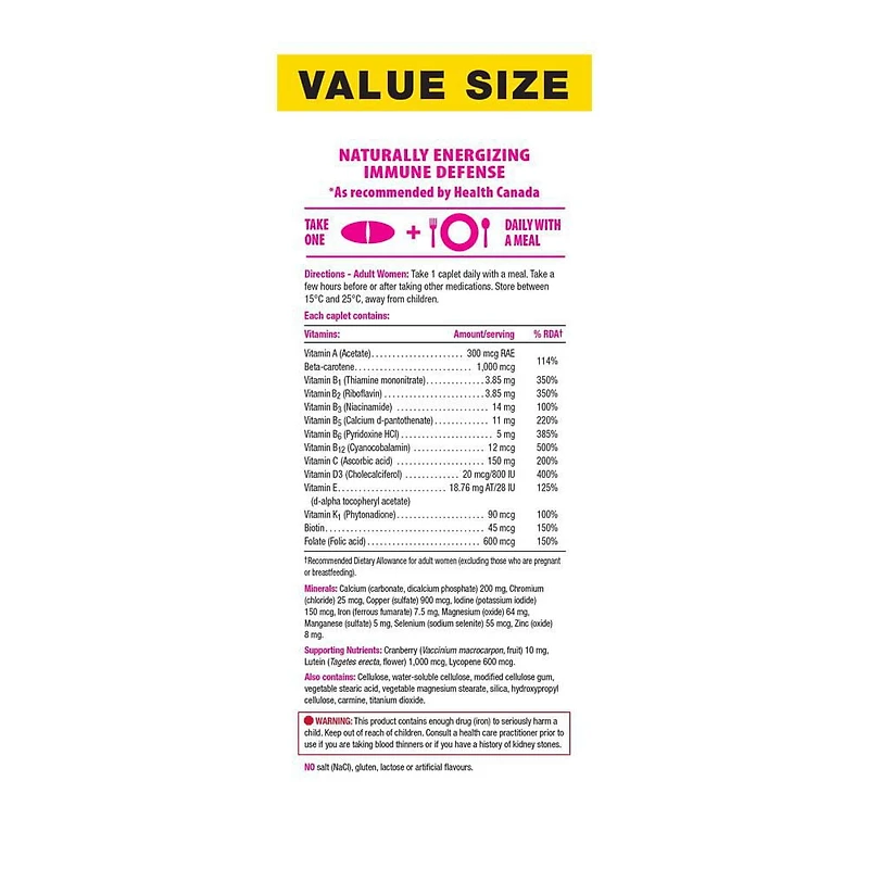 Jamieson 100% Complete Multivitamin for Women Value Size
