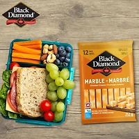 Black Diamond Cheese Sticks Marble Cheddar, 12 units, 252 g