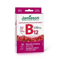 Jamieson Vitamine B12 2,500 mcg Cerise naturelle