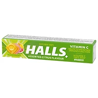 Halls Vitamine C Agrumes Assortis, Bâtonnet De 9 Pastilles
