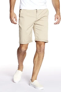 Jeaniologie ™ Short en sergé extensible pour hommes- Beige