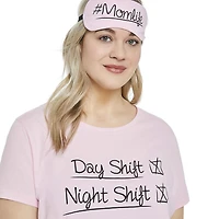 George Plus Women's Nightshirt with Eye Mask