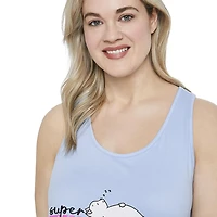 Chemise de nuit débardeur avec dos nageur George pour femmes