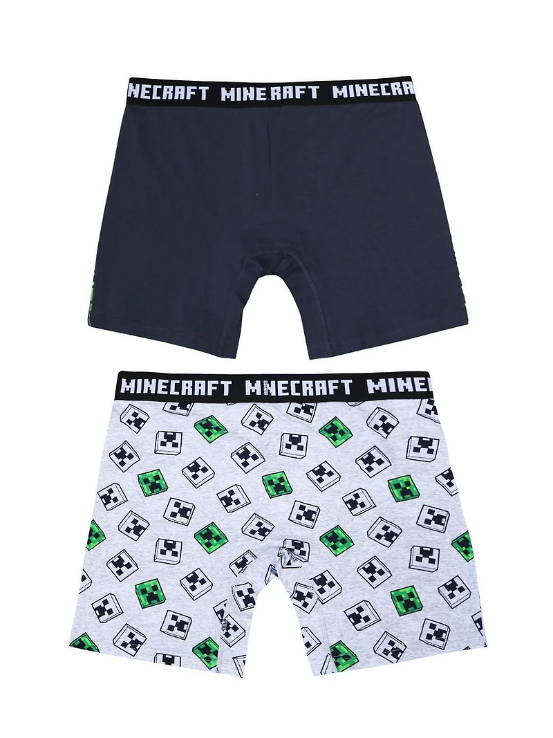 MINECRAFT - Knit Underwear 2 Pack - Adults - Men, SIZE : S-XL
