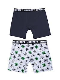 MINECRAFT - Knit Underwear 2 Pack - Adults - Men, SIZE : S-XL