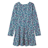 George Girls' Long Sleeve Skater Dress