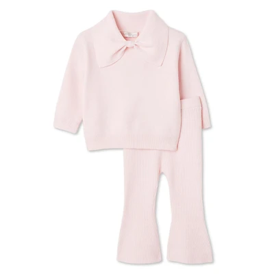 George Baby Girls' Sweater 2-Piece Set, Sizes 0-24 months