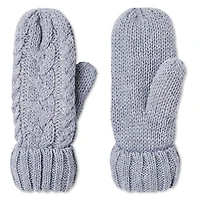 Time and Tru Women's Cable Knit Mittens