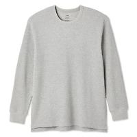 Chandail à encolure ras du cou à motif gaufré George pour hommes Tailles P-TTG