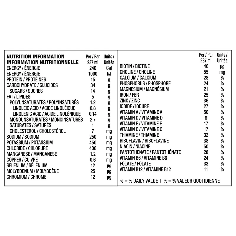 BOOST High Protein Meal Replacement Drink – Chocolate, 6 x 237 ml, 6 x 237 ML