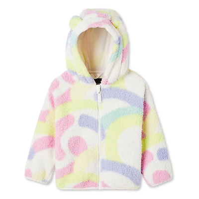 George Toddler Girls' Teddy Fleece Jacket, Sizes 2T-5T