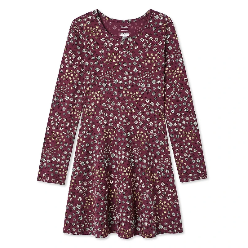 George Girls' Long Sleeve Skater Dress