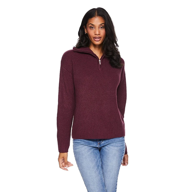 George Women's Quarter-Zip Sweater