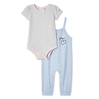 Ensemble 2 pièces avec barboteuse Love Ellen DeGeneres pour bébés filles