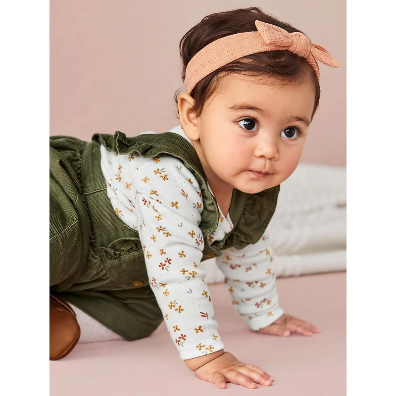 Carter's Child of Mine made Newborn Girls' Dress Set- Olive Floral