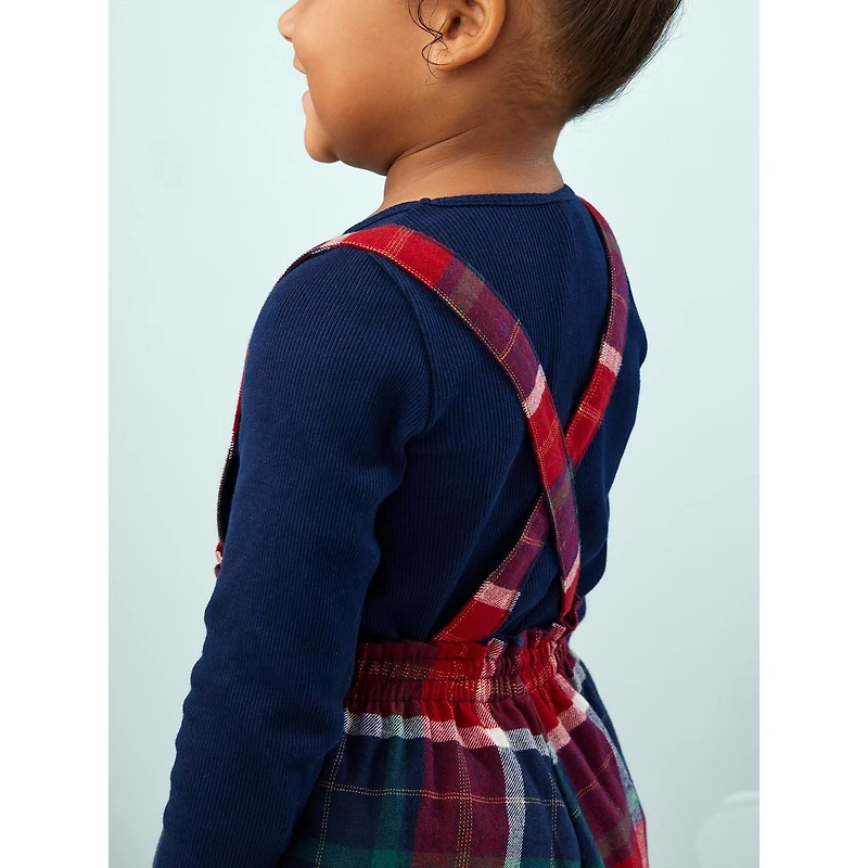 Carter's Child of Mine Toddler Girls' Jumper Set - Navy Red Check