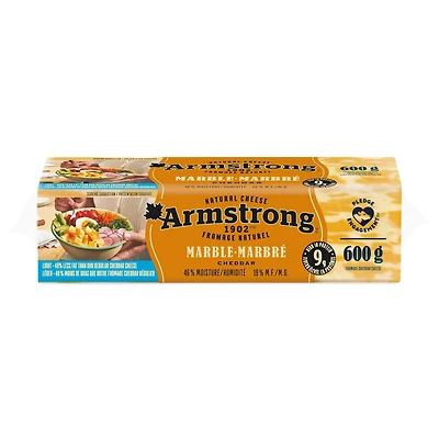 Armstrong Fromage Cheddar léger marbré 600 g