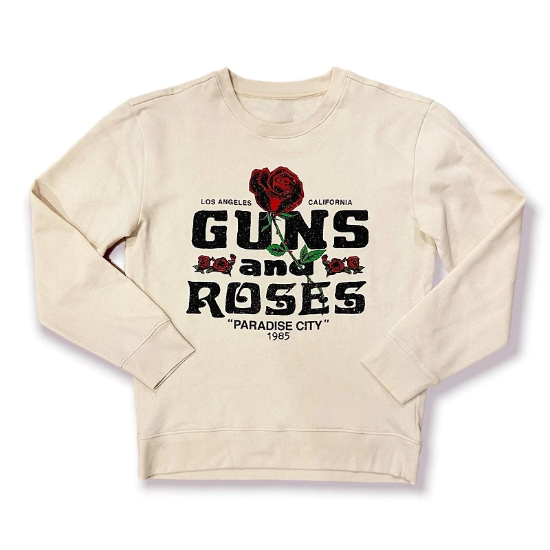 Guns N' Roses Ladie's crew neck Popover sweater