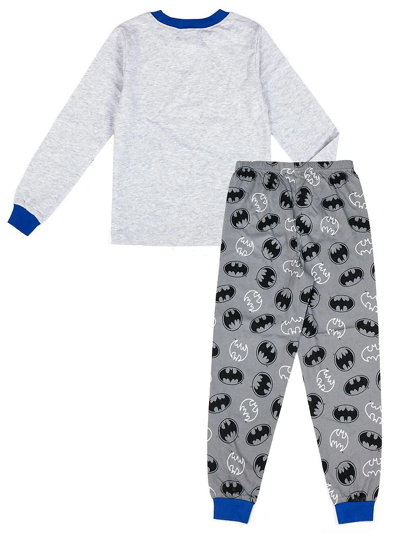 Batman two piece pajama set for boys