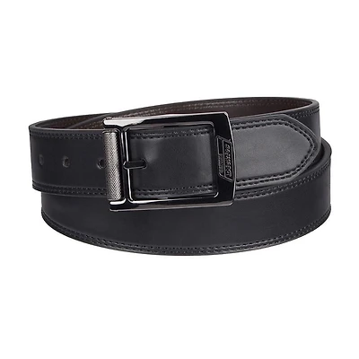 Genuine Dickies Men's 35 mm Textured Roller Reversible Leather Belt