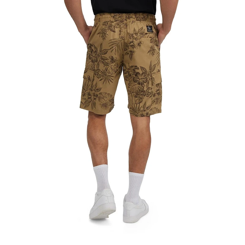 Short cargo imprimé tropical Marc Ecko