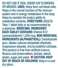 Equate Libération prolongée Vitamine B12