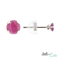 Boucles d’oreilles en or 10 ct de rubis