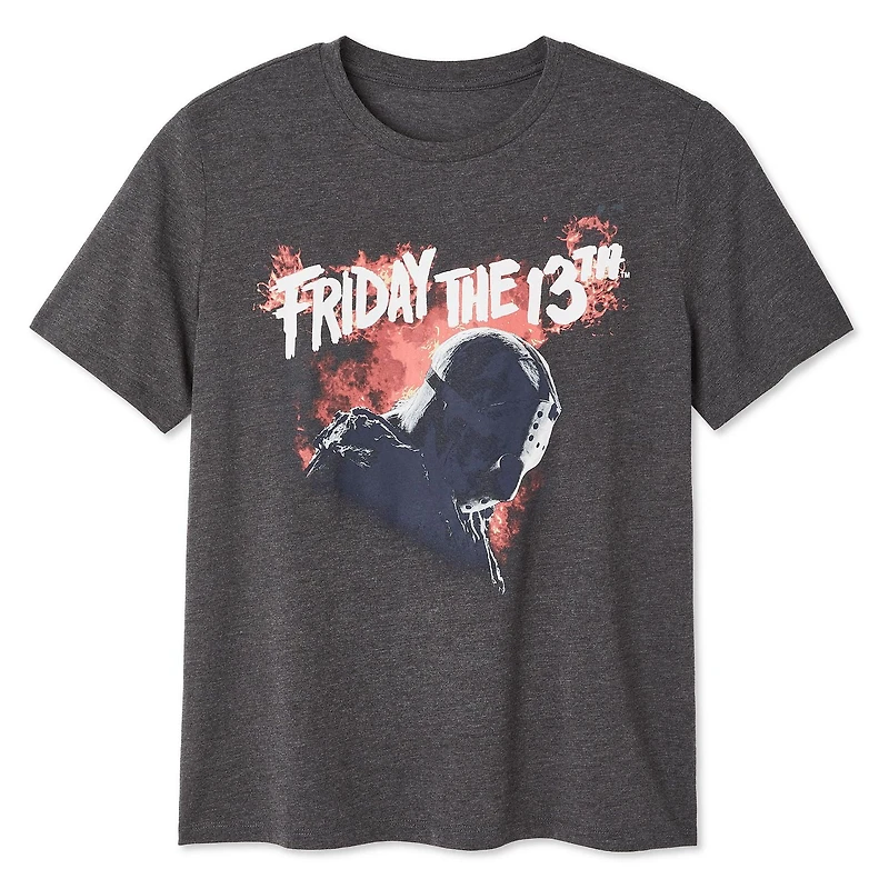 T-shirt à manches courtes Vendredi 13 pour femmes Tailles TP–TG