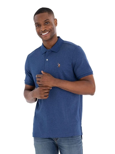 Polo uni interlock pour homme de l'U.S. Assn.