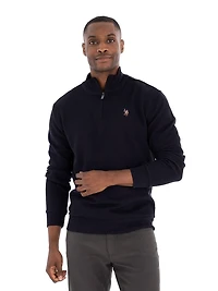 U.S. Polo Assn. Men's Flatback Quarter Zip