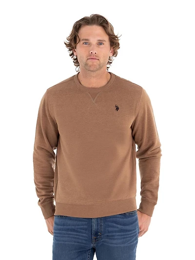 U.S. Polo Assn. Men's Fleece Crewneck Pullover