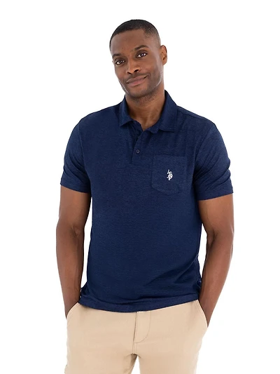 U.S. Polo Assn. Men's Pocket Polo Shirt, Men's Pocket Polo Shirt