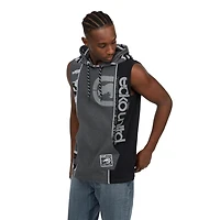 Ecko Unltd Men’s Camouflage Colorblock Sleeveless Knit Hoodie