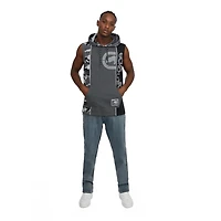 Ecko Unltd Men’s Camouflage Colorblock Sleeveless Knit Hoodie