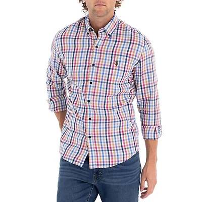 U.S. Polo Assn. Men's Long Sleeve Button Down Shirt