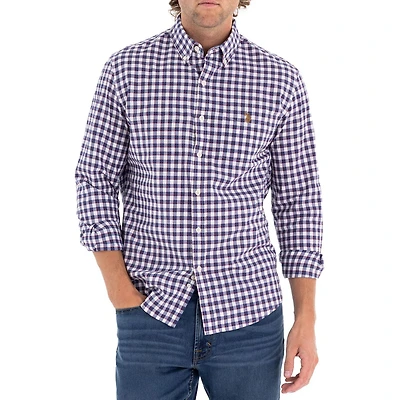 U.S. Polo Assn. Men's Long Sleeve Button Down Shirt, Men's Long Sleeve Button Down Shirt
